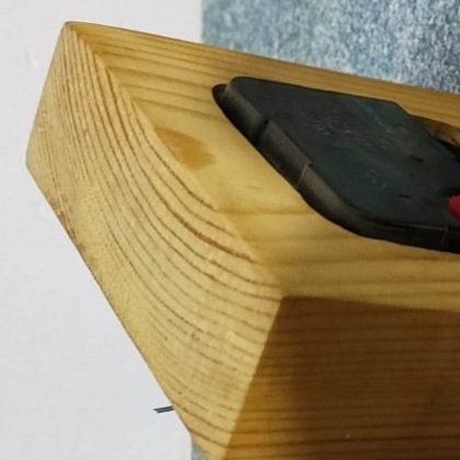 ساعت رومیزی چوبی